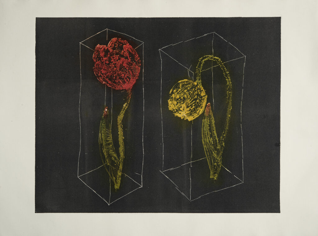 verdzhinia vlachkova cells mixedtechnique 106 78cm 2021